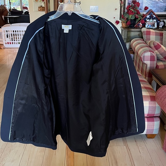 Maeve by Anthropologie Elegant Black Women's Navy Blazer size 14 - Picture 6 of 8